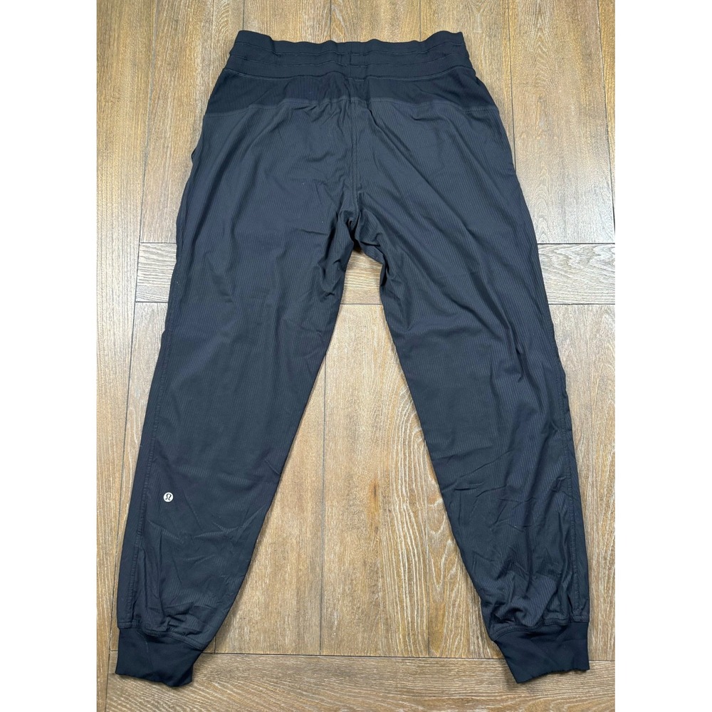 Lululemon Black Athletic Jogger Pants Womens Size 10 Drawstring Lightweight - Picture 4 of 7